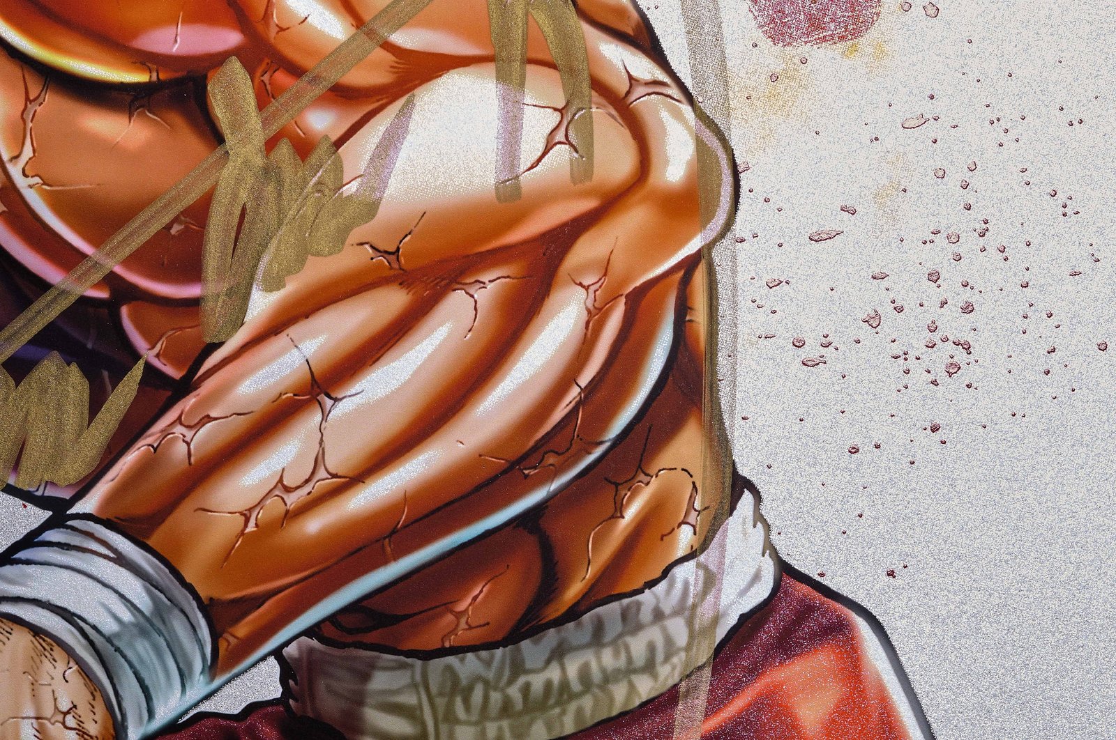 Artwork body detail