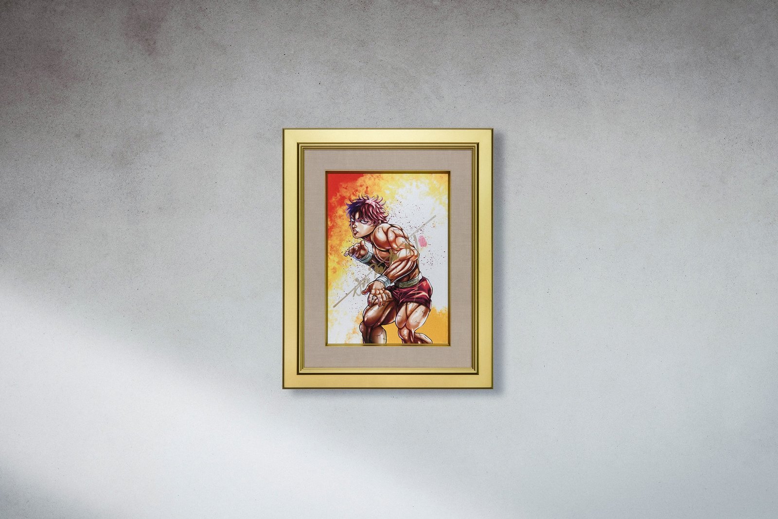 Framed BAKI artwork